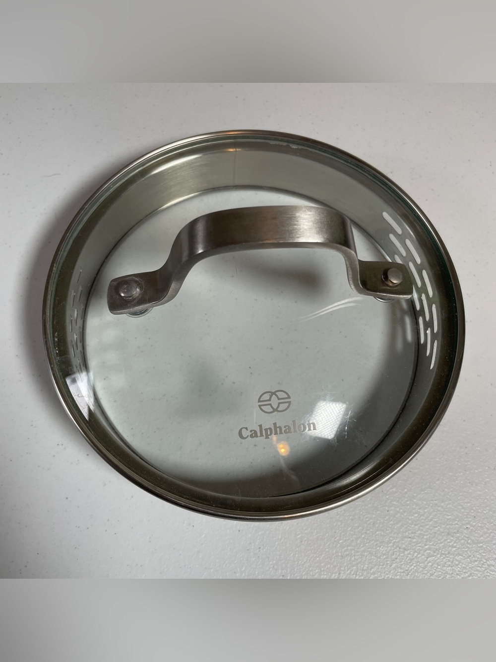 Calphalon Stainless Steel and Clear Glass Lid 5 1/2” *Lid ONLY*
